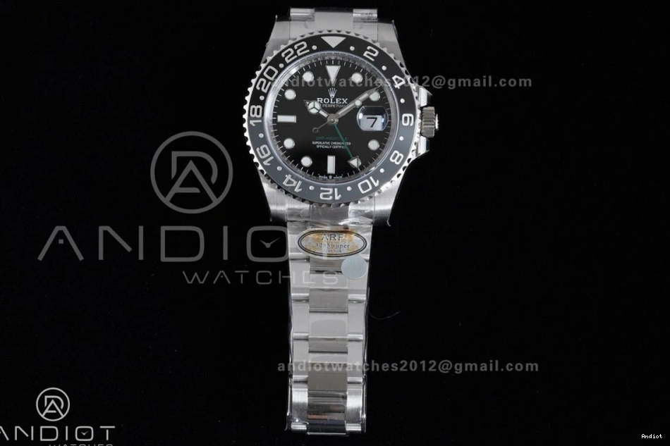 GRNR 126710 1:1 Bracelet Edition II Oyster SH3285 New GMT-Master V2 Gray Ceramic 904L Bruce Black Best on ARF Wayne 0304